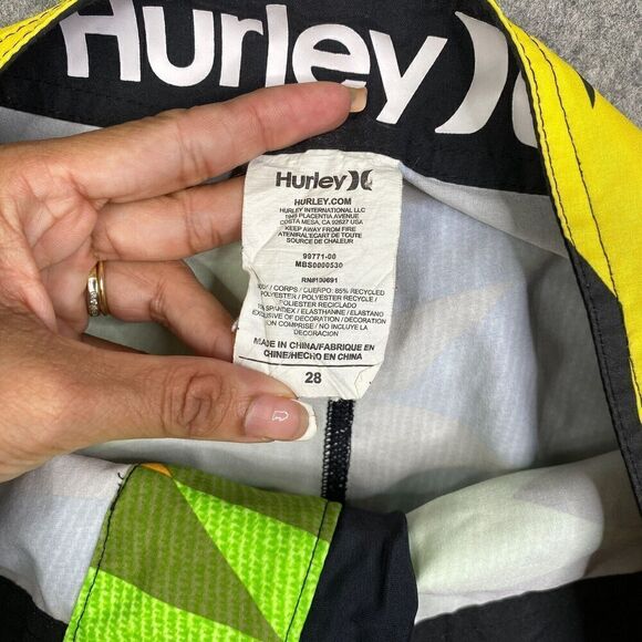 Hurley Phantom Board Shorts Bright Multi Color Rainbow Surf Skate Beach Men’s 28 - Picture 5 of 6